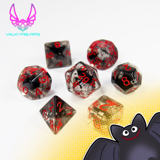 Subfari Archive - Flittermouse | Novelty Inclusion Polyhedral Dice Set