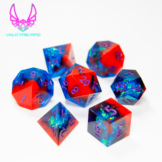 Reprisal | Sharp Polyhedral Dice Set