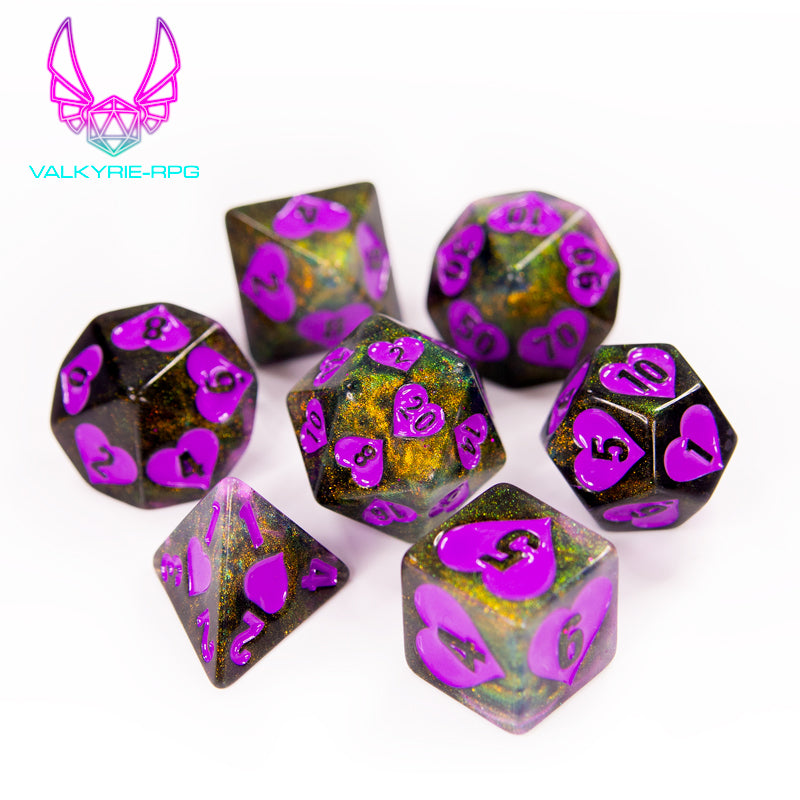 Cherish | Novelty Polyhedral Dice Set