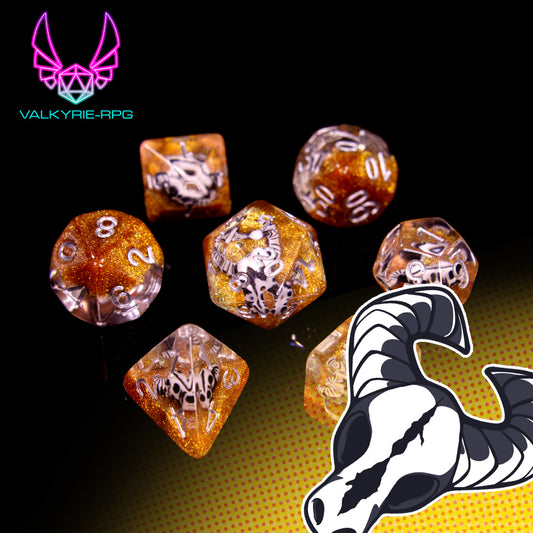 Subfari Archive - Cow-Poke  | Novelty Inclusion Polyhedral Dice Set