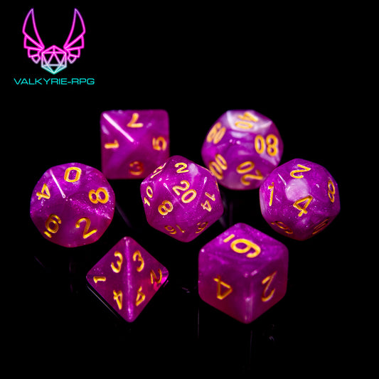 Devotion | Glitter Polyhedral Dice Set