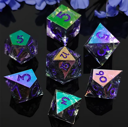 Symbiotic | Sharp Liquidcore Polyhedral Dice Set