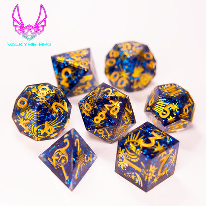 Evocation 🔮| Sharp Novelty Polyhedral Dice Set