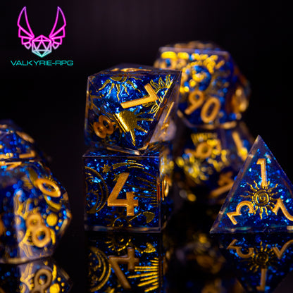 Evocation 🔮| Sharp Novelty Polyhedral Dice Set