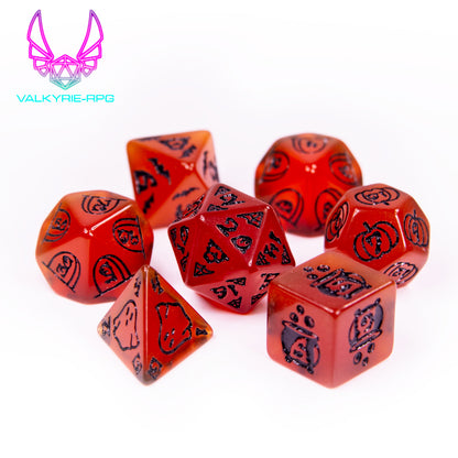 Toffee Apple | Novelty Polyhedral Dice Set