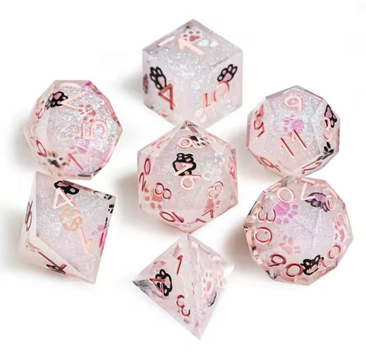 Toebeans | Sharp Novelty Polyhedral Dice Set