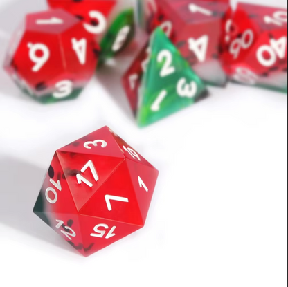 Watermelon 🍉 | Sharp Novelty Polyhedral Dice Set