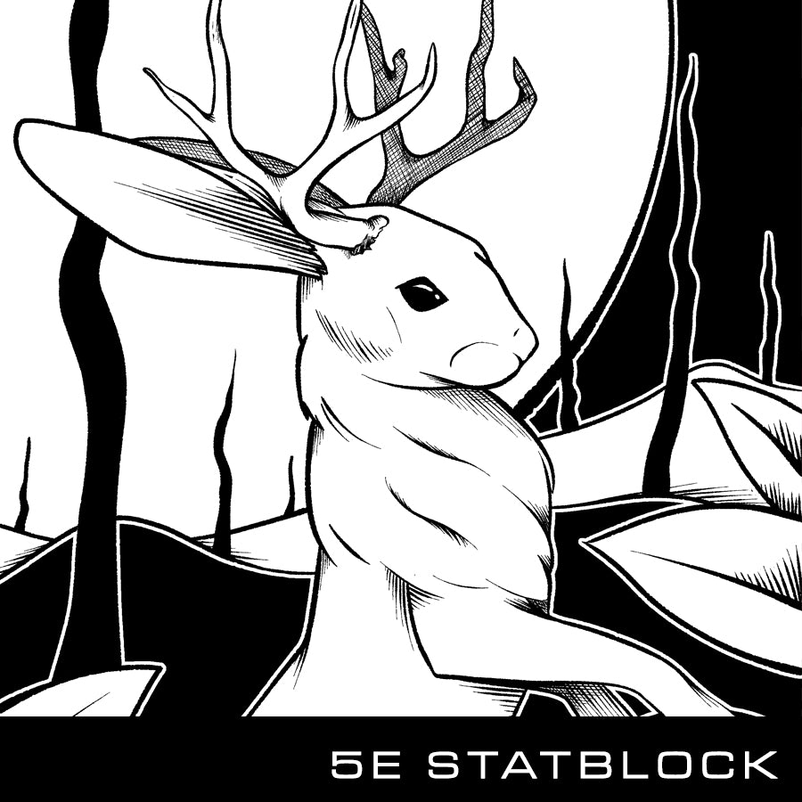 Jackalope Stat Block - Digital Download