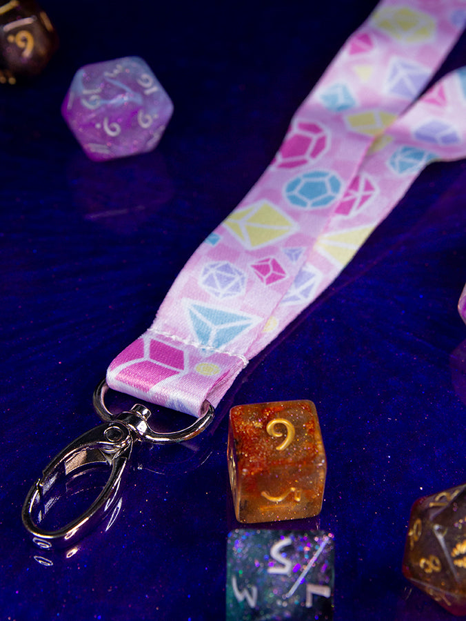 Pastel Dice Lanyard - Valkyrie RPG