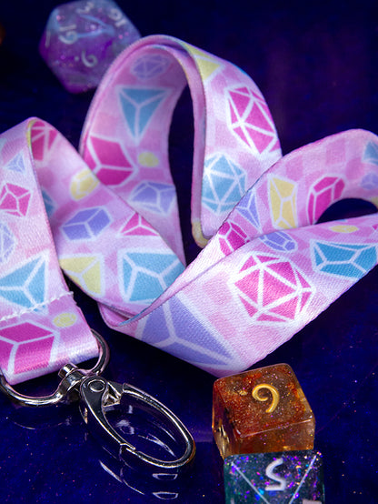 Pastel Dice Lanyard - Valkyrie RPG