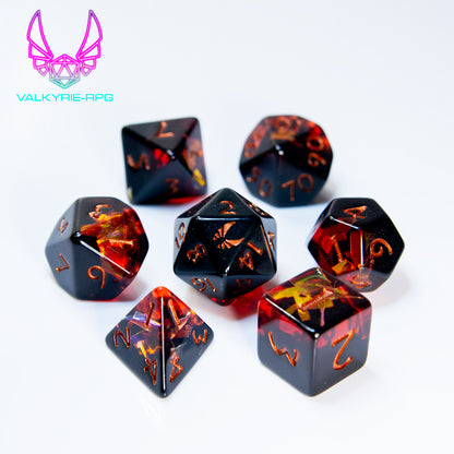 Mothman | Valkyrie RPG Exclusive Polyhedral Dice Set