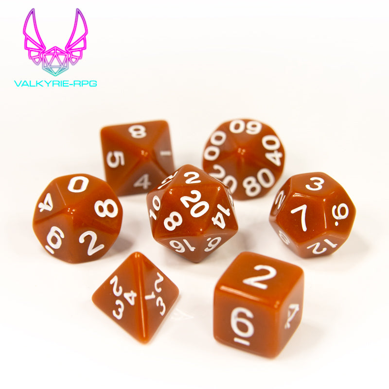 Mocha | Polyhedral Dice Set