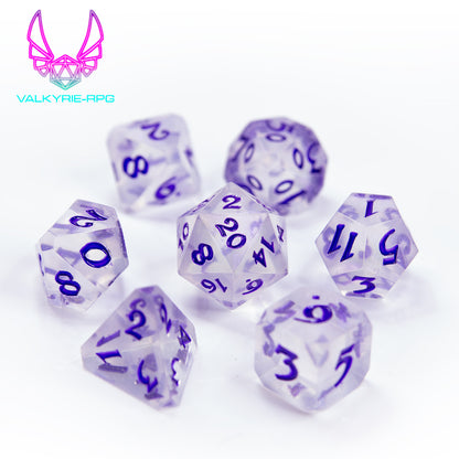 Wraith | Glitter Polyhedral Dice Set